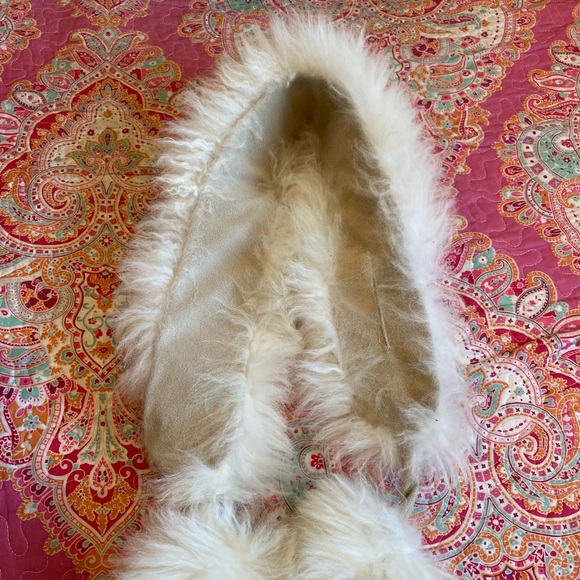 White baby alpaca scarf - Picture 6 of 6